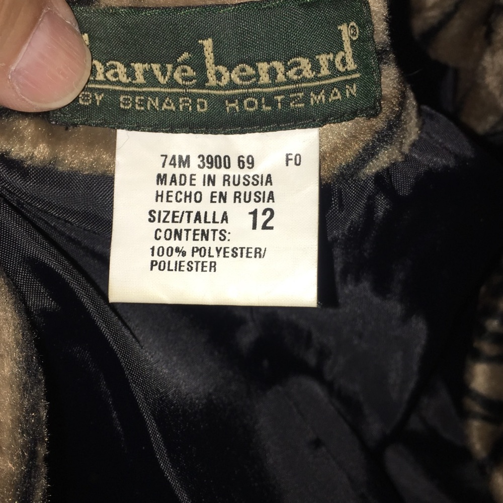 Harve Benard New Tiger Print Blazer, NWOT - Picture 6 of 6